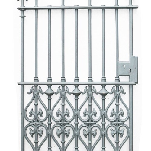 A Large Victorian Cast Iron Pedestrian Gate