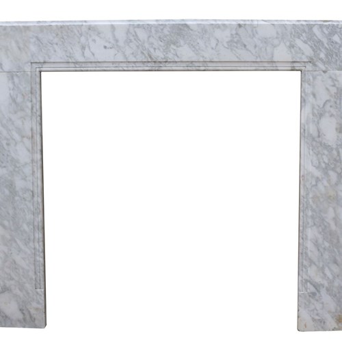 18Th Century Carrara Marble Chimneypiece