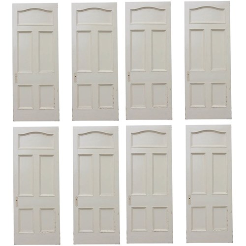 A Set Of Reclaimed Painted Pine Interior Doors (96 Available)