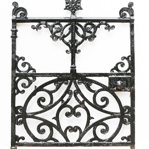 A Victorian Cast Iron Pedestrian Gate