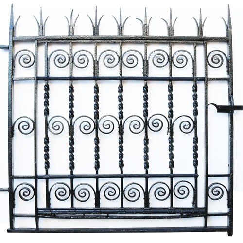 A Georgian Wrought Iron Pedestrian Gate