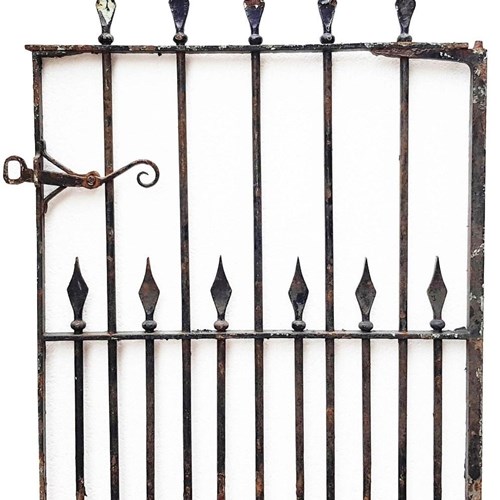 An Antique Wrought Iron Pedestrian Gate