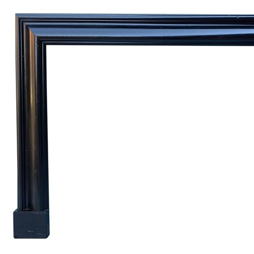 Reclaimed Bolection Ebonised Wood Fireplace