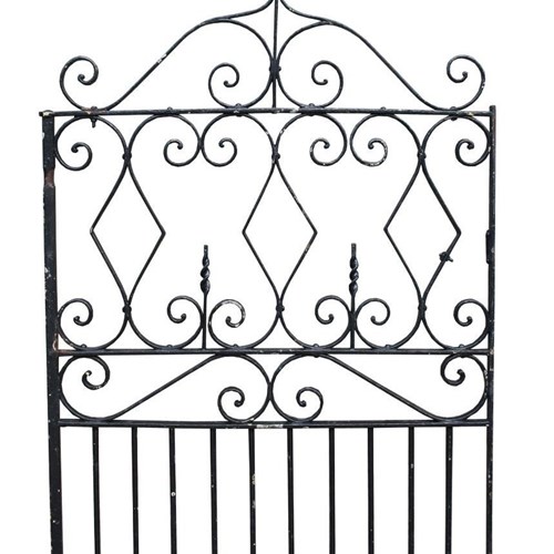 A Reclaimed Wrought Iron Pedestrian Gate