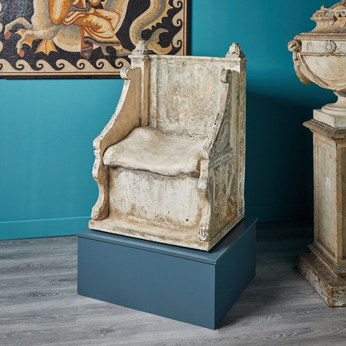 Full Size Antique Model Throne Of Saint Peter