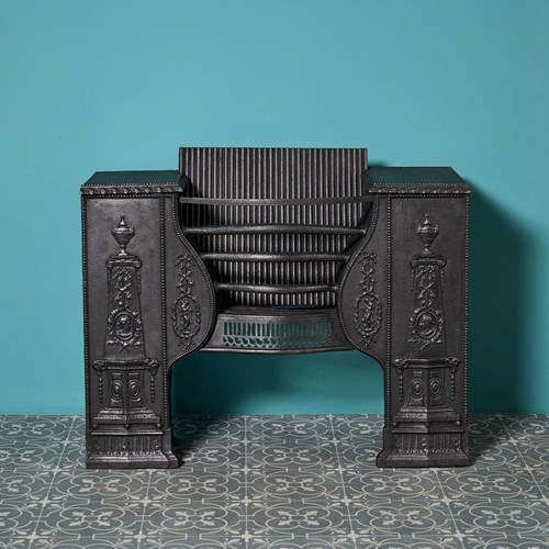 18Th Century Neoclassical Style Hourglass Hob Grate