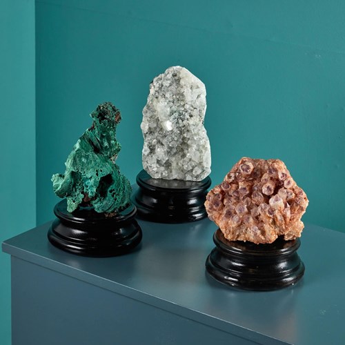 Collection Of 3 Natural Mineral Specimens