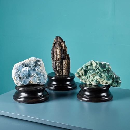 Collection Of 3 Natural Mineral Cabinet Specimens