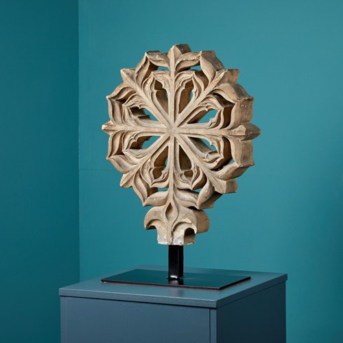 Coade Stone Style Pierced Floral Rosette