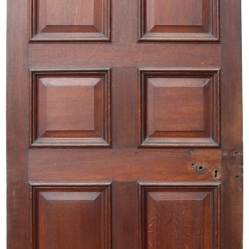 English George III Oak Six Panel Internal Door