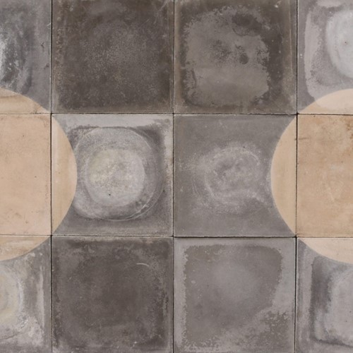 Reclaimed Encaustic Tiles 5.8 M2 (62 Ft2)