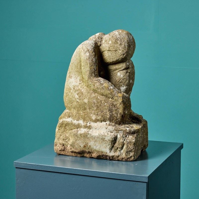 ‘The Thinker’ Carved Kneeling Statue By A Student Of Hugh Casson-uk-heritage-2-451-4-main-638313196971765021.jpeg
