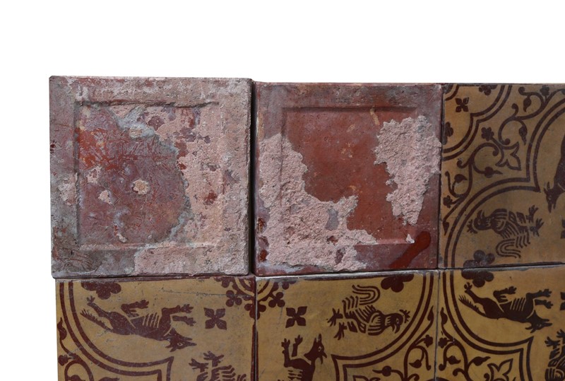A Set of 12 Antique Medieval Style Encaustic Tiles-uk-heritage-28464-113-main-637697461567097537.jpeg
