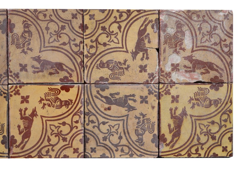 A Set of 12 Antique Medieval Style Encaustic Tiles-uk-heritage-28464-17-main-637697461519127337.jpeg