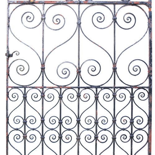 Victorian Style Wrought Iron Pedestrian Gate