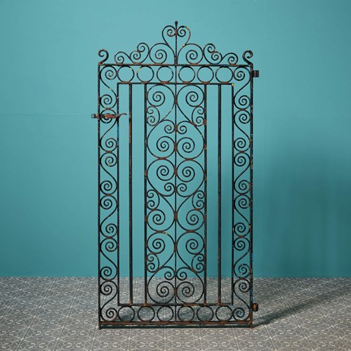 Reclaimed English Wrought Iron Pedestrian Gate