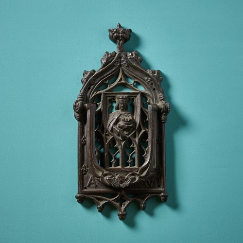 Antique Solid Bronze Gothic Style Door Knocker