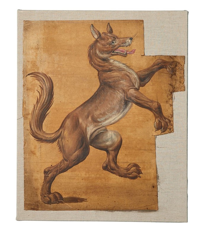 19th Century Oil Painting of a Heraldic Dog-uk-heritage-4-224-canvas-print-of-creature-cut-main-637975614119298126.jpeg