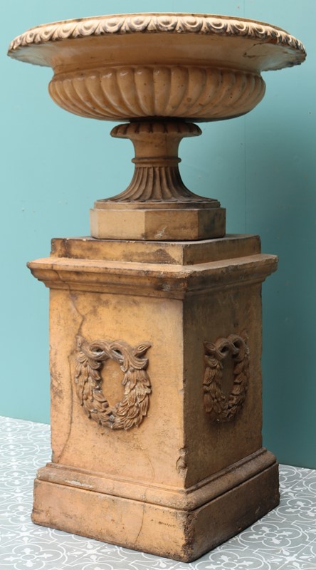 An Antique Glazed Terracotta Tazza Urn on Pedestal-uk-heritage-6-main-637691967887905126.jpg