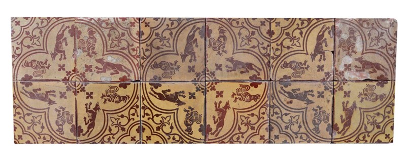 A Set of 12 Antique Medieval Style Encaustic Tiles-uk-heritage-h1821-main-637697461331623596.jpeg