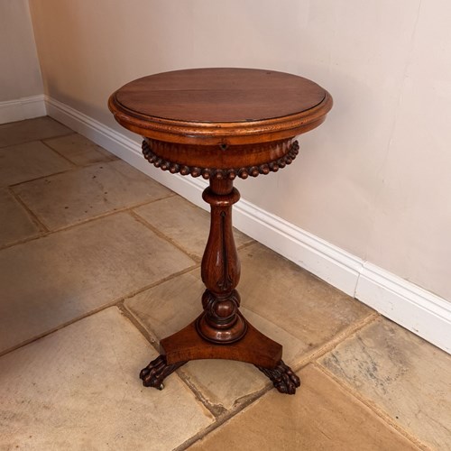 Stunning Quality Antique Victorian Oak Work Table 