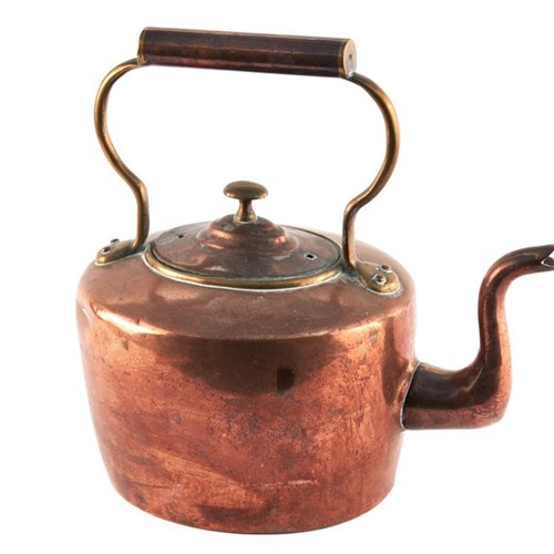 Antique Copper & Brass Kettle