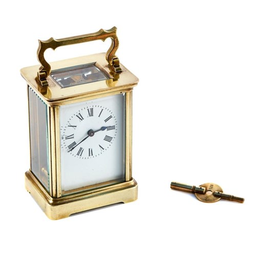 Quality Antique Victorian Brass Carriage Clock