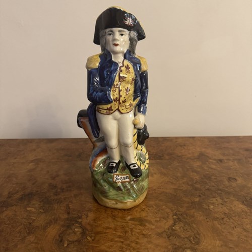 Quality Antique 19Th Century Lord Nelson Toby Jug 