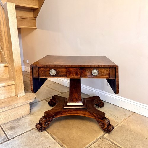 Fine Quality Antique Regency Rosewood Sofa Table 
