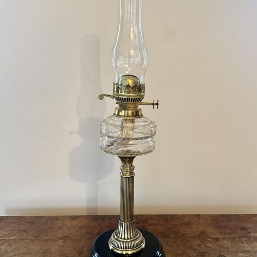 Stunning Quality Antique Victorian Oil Lamp 
