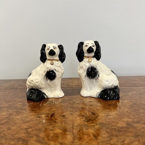 Lovely Pair Of Quality Antique Beswick Staffordshire Dogs 