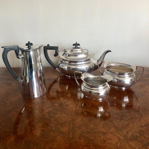 Quality Antique Edwardian Silver Plated Tea Set