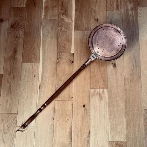 Antique George III Copper Warming Pan