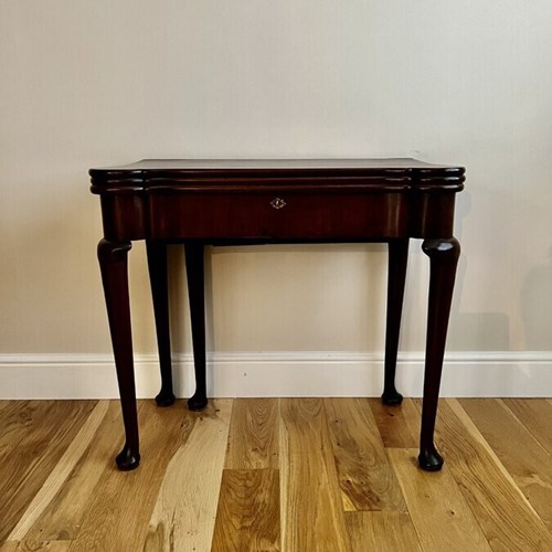 Outstanding Quality Antique George III Mahogany Games Table 