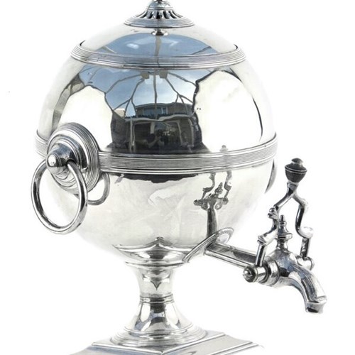 Antique George III Quality Silver Plated Samovar 