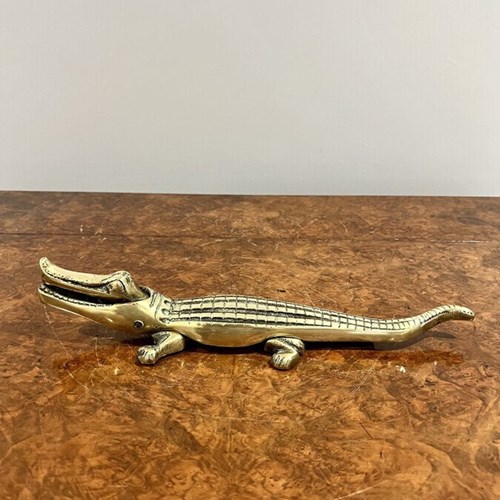 Antique Edwardian Brass Nut Cracker 