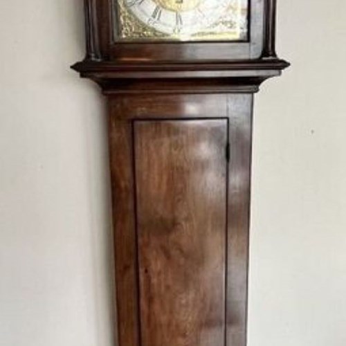 Quality Antique 19Th Century Scottish Mahogany Long Case Clock
