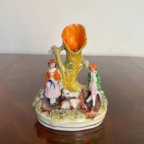 Antique Victorian Staffordshire Group