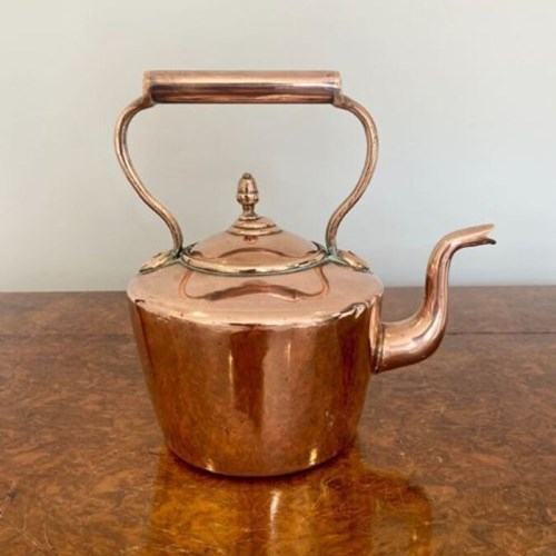 Antique George Iii Quality Copper Kettle
