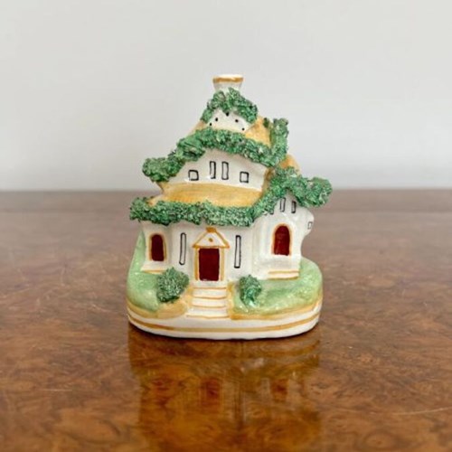 Quality Antique Victorian Staffordshire Cottage