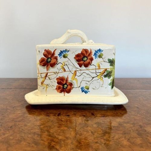 Large Antique Victorian Cheese Dish