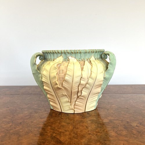 Antique Quality Royal Worcester Blush Ivory Jardiniere