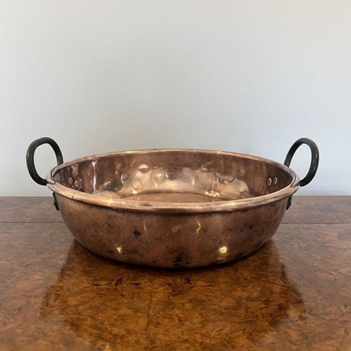 Quality Antique George III Large Copper Pan