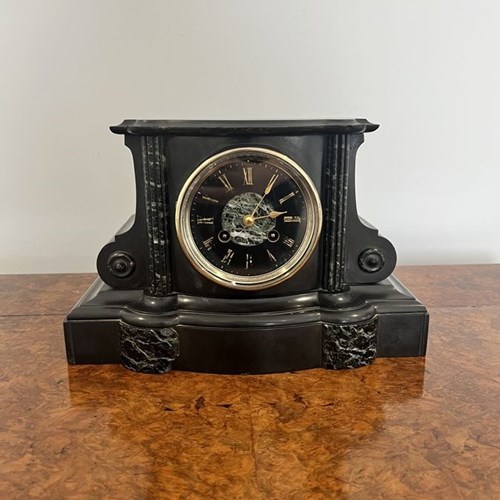 Quality Antique Victorian Eight Day Mantle Clock 