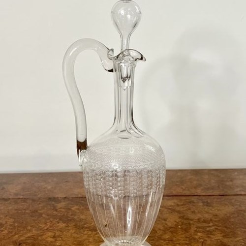 Stunning Quality Antique Victorian Glass Decanter