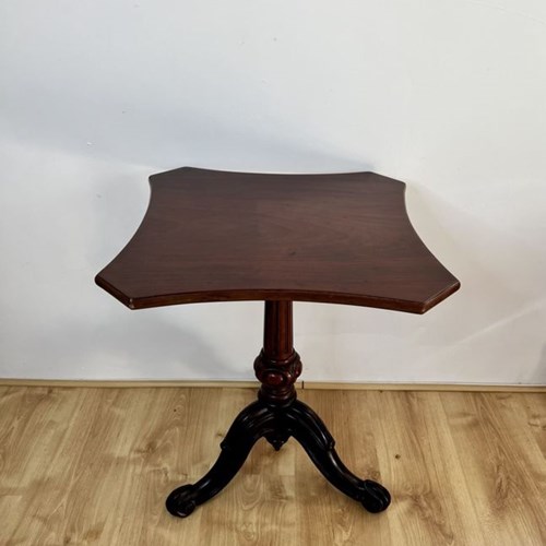 Antique Victorian Quality Mahogany Lamp Table 