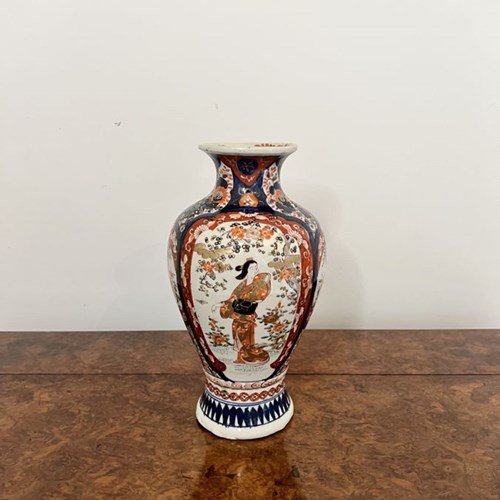 Fantastic Quality Antique Japanese Imari Shaped Vase 