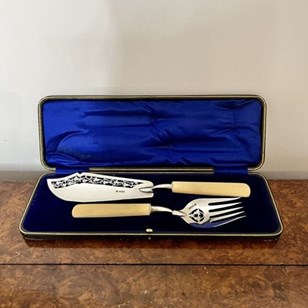 Pair Of Quality Silver Antique Edwa...