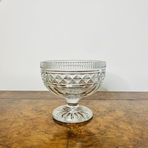 Quality Antique Victorian Cut Glass Bowl