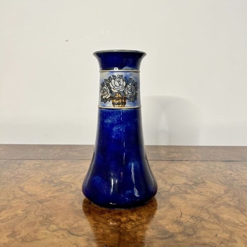 Antique Royal Doulton Shaped Vase 